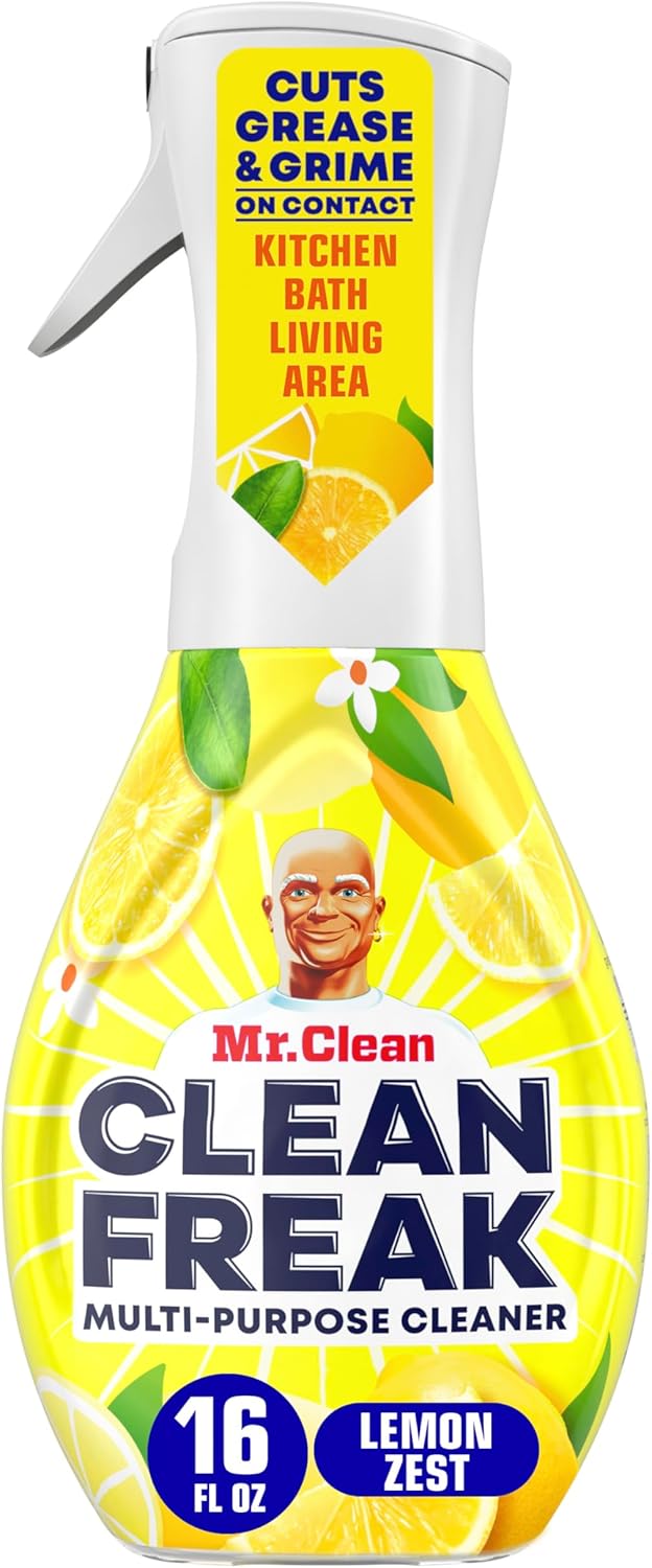 Mr. Clean Deep Cleaning Mist Multi-Surface Spray - Lemon Zest Scent, 16 Fl Oz Starter Kit