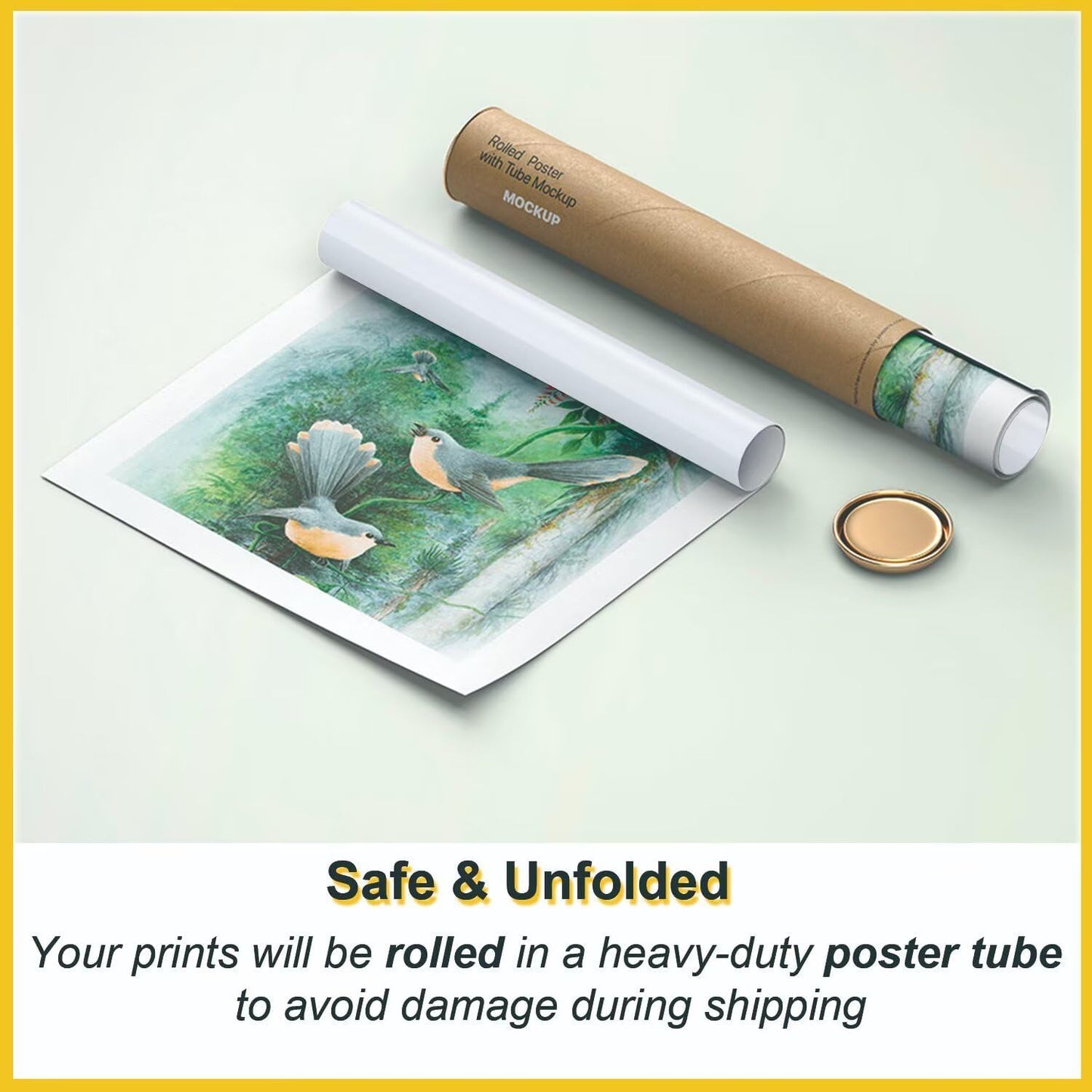 TFEN Custom Photo Poster Prints - Upload Your Image | 40 x 60 Inches | Made in USA Home Decor