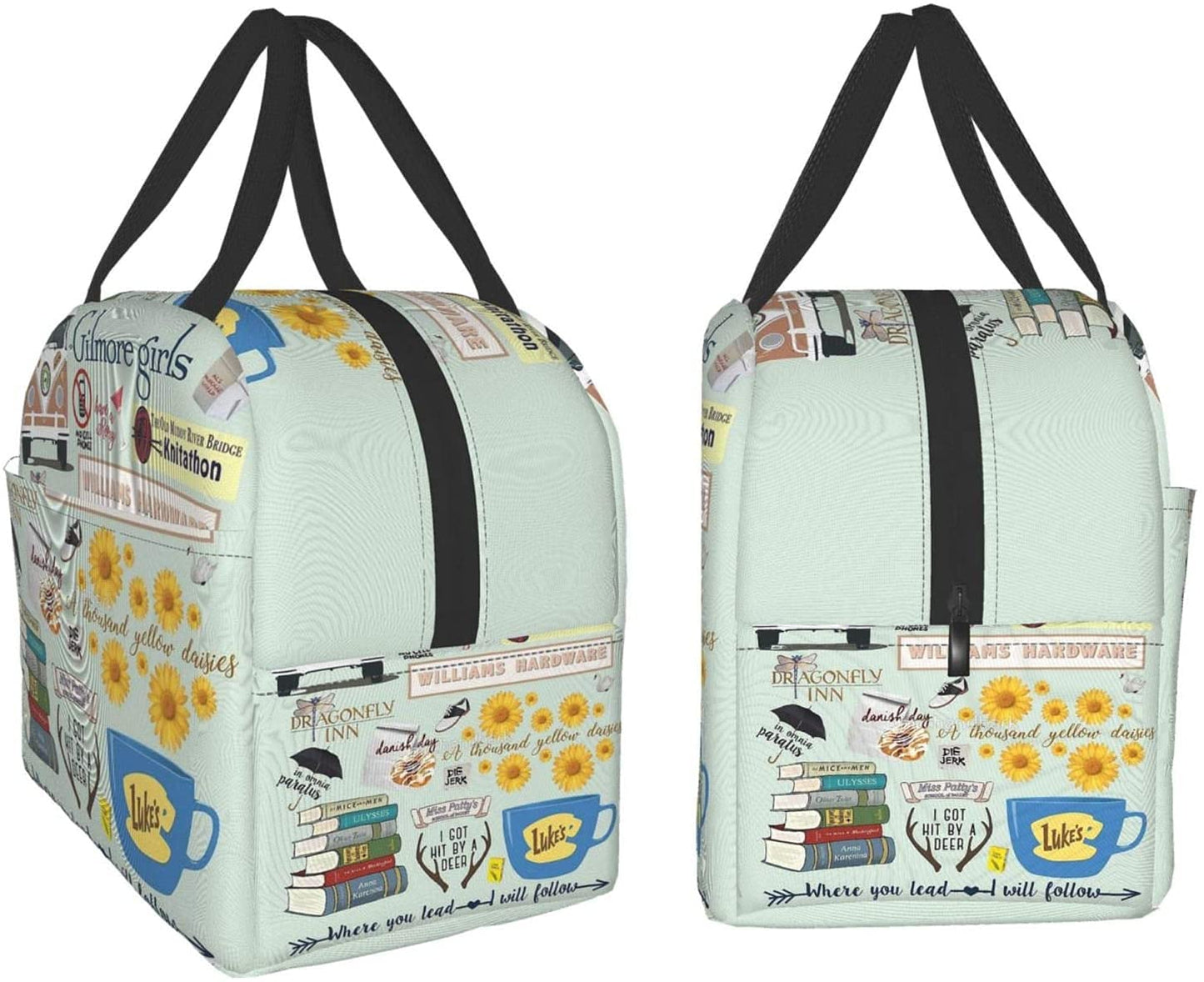 Lunch Tote Bag for Women Gifts Fashionable Collapsible Simple Modern DIY Bag Large