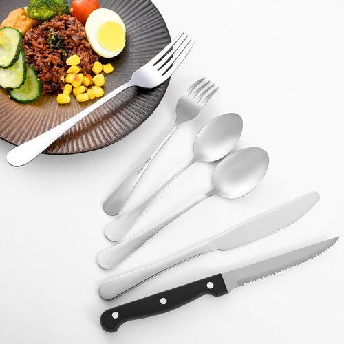 8 Pcs Dinner Forks Set, Food Grade Stainless Steel Silverware Forks, Metal Fork, Flatware Dessert Fork for Home, Kitchen or Restaurant, Mirror Polished, Dishwasher Safe, 7.3 Inches