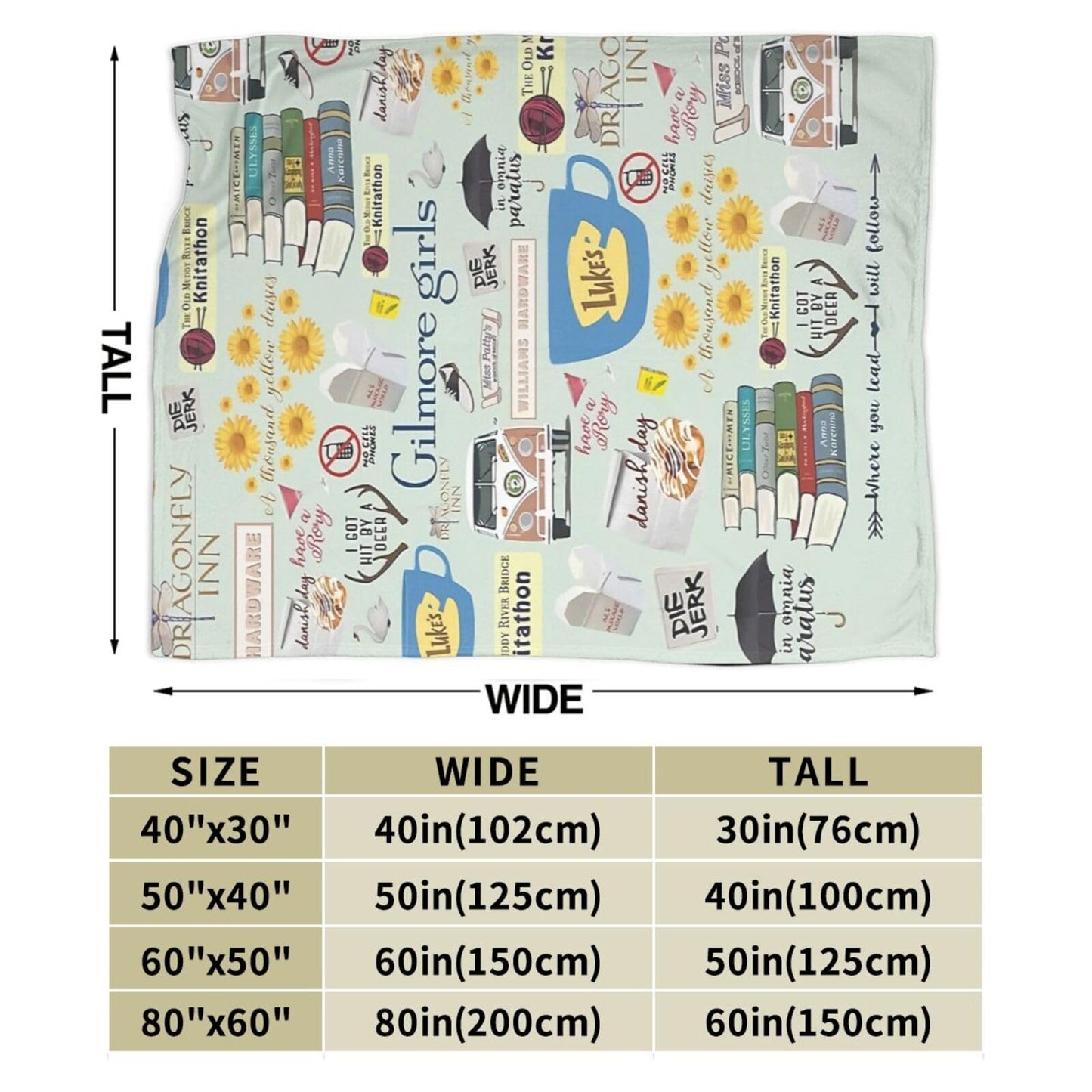 VIFUSAYA Girls Super Soft Microfleece Blanket Lightweight Cozy,for Beds/Sofa/Couch/Picnic/Camping/Travel Blanket 80"X60"