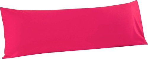 FLXXIE Body Pillow Cover - Super Soft Microfiber 20x54 Pillowcase | Envelope Closure, Stain Resistant, Magenta