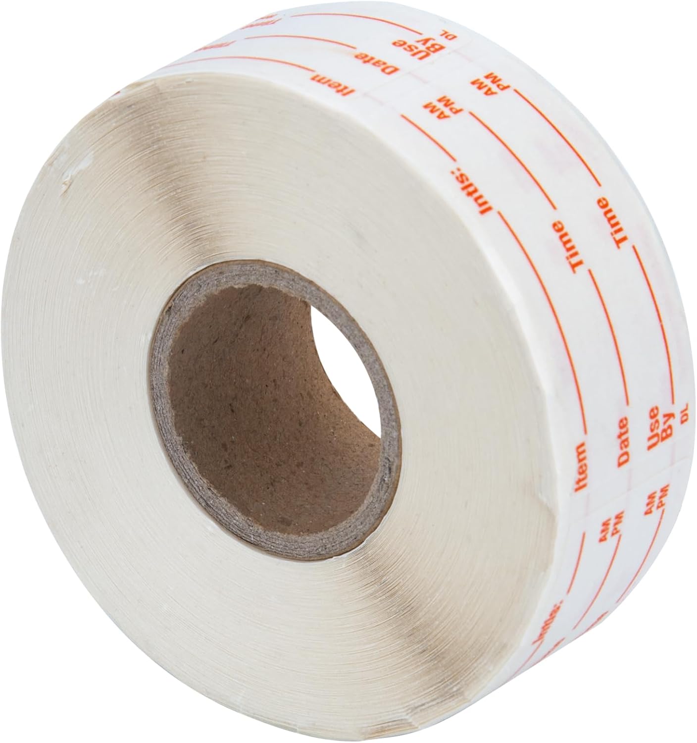 L LIKED Dissolvable Food Storage Labels - 500 Stickers, 1 x 2 Inch, Ideal for Containers (Red)