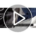 Solino Home 100% Pure Linen Table Runner 14 x 60 in Natural & White