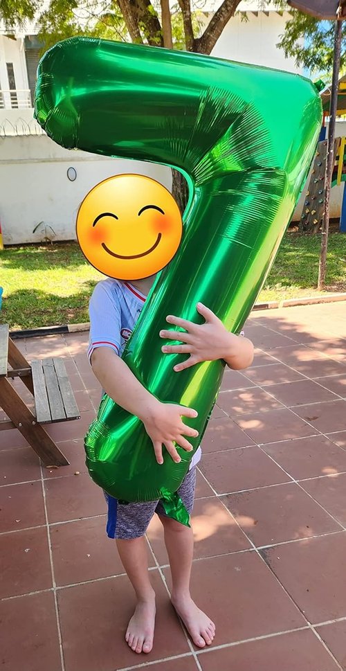 27 Number Balloon - 40 Inch Dark Green - Perfect for Birthday, Wedding, Graduation Celebrations