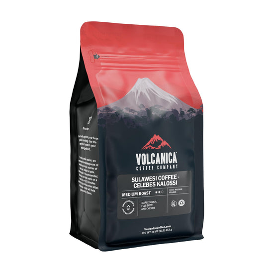 Sulawesi Coffee, Celebes Kalossi, Ground, Fresh Roasted, 16-ounce
