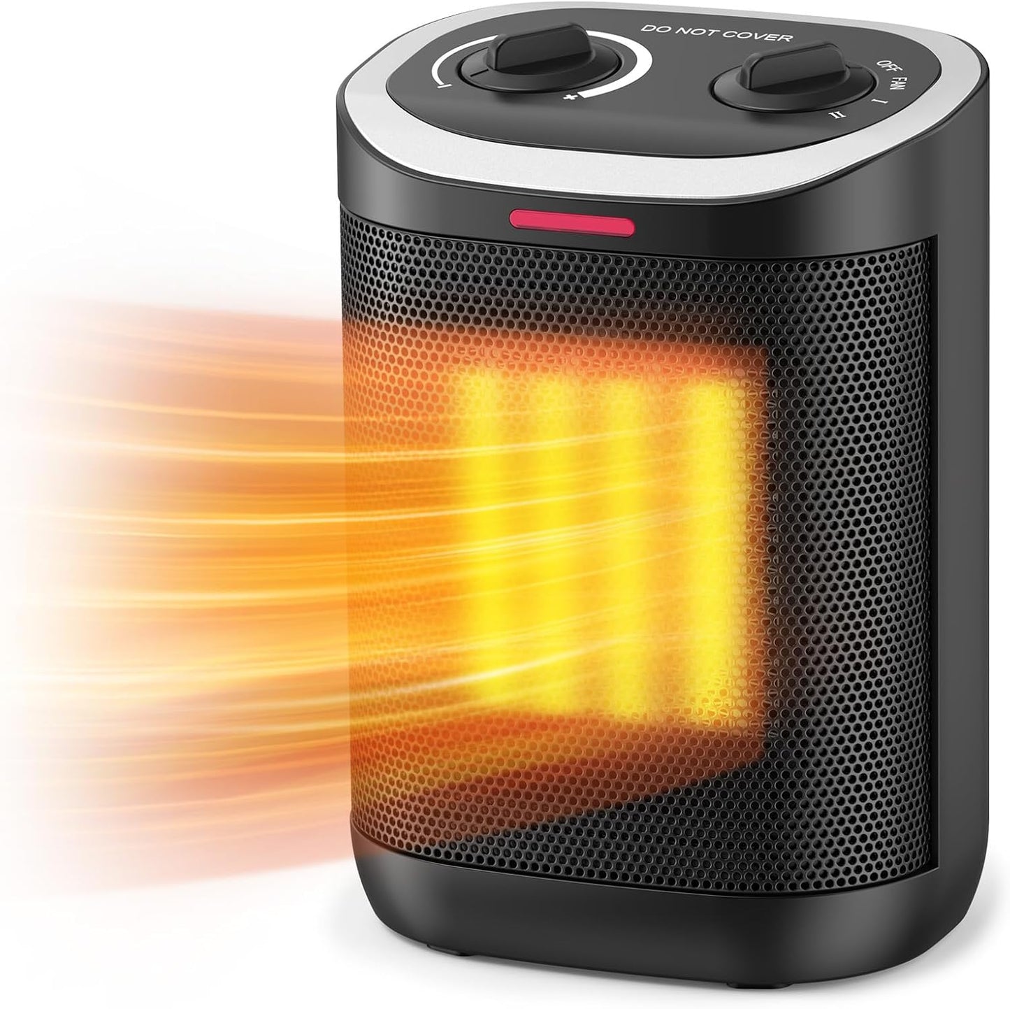 Skiennix 1500W Portable Ceramic Space Heater - Safe & Efficient Indoor Heating for Home, Office, Desk