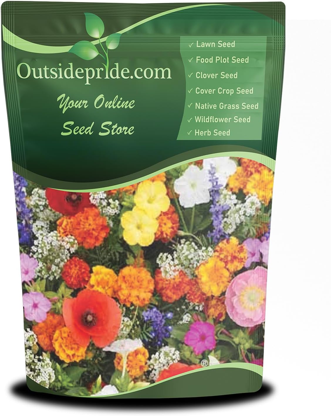 Outsidepride Deer Proof Wildflower Seed Mix - 1 lb. Colorful, Drought-Tolerant Blend for a Vibrant, Pollinator-Friendly Garden