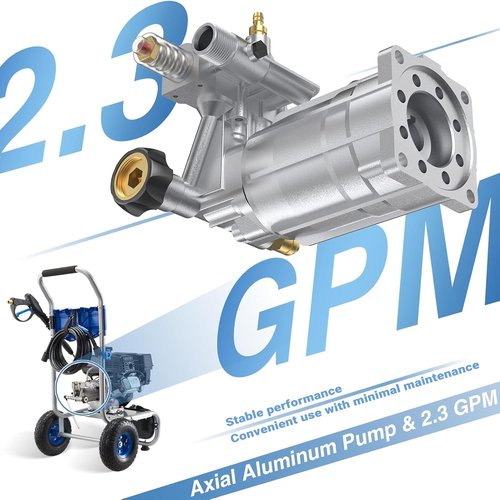 3500PSI Gas Pressure Washer - 2.3GPM High Pressure Cleaning with 209CC Engine & 25ft Hose | 4 Adjustable Nozzles