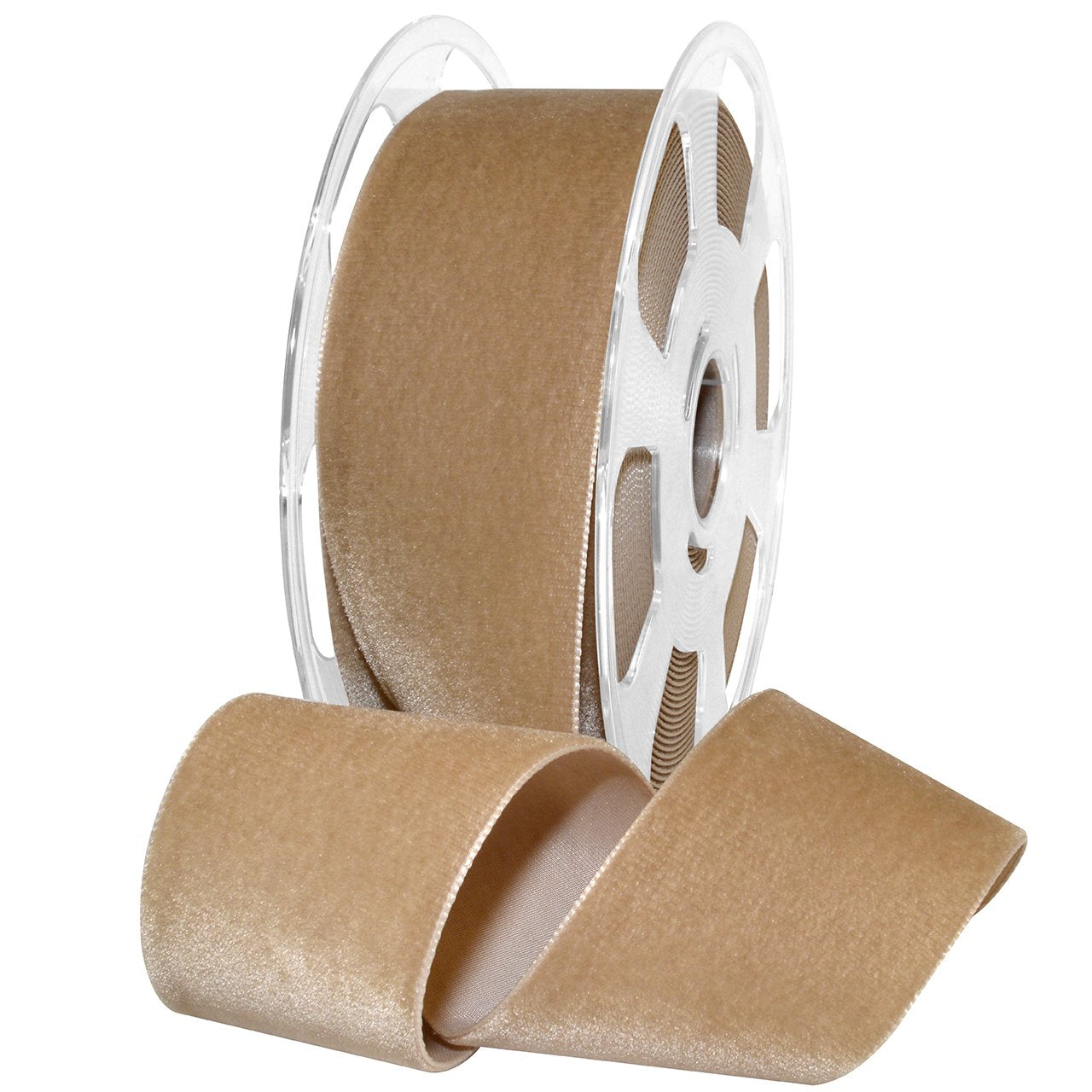Navy Nylvalour Velvet Ribbon - 5/8 Inch x 11 Yards - Morex Crafting Supplies