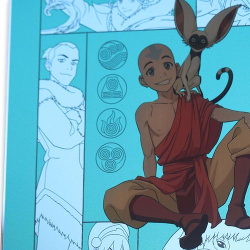 Avatar The Last Airbender Aang Acrylic Wall Decor - Fun Home Art for Fans
