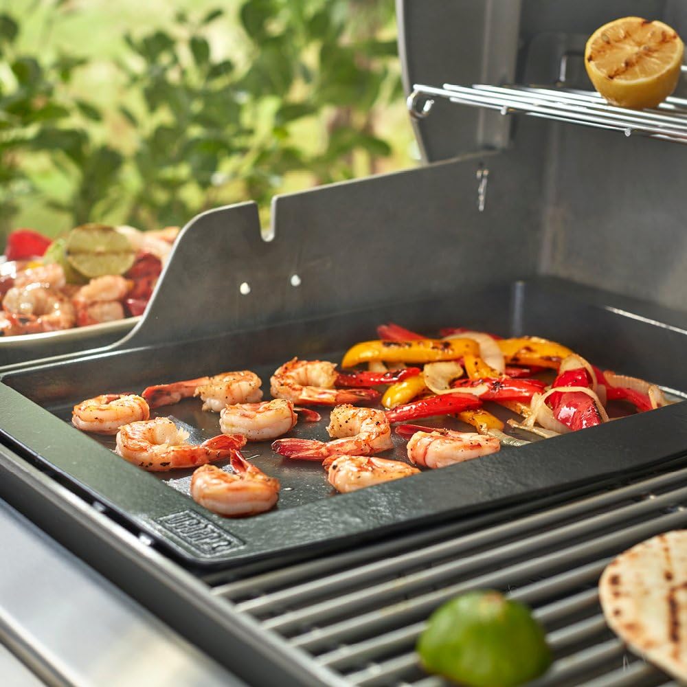 Weber Genesis II Griddle - Porcelain Enameled Cast Iron, Non-Stick, Superior Heat Retention | Fits 3-6 Burner Grills