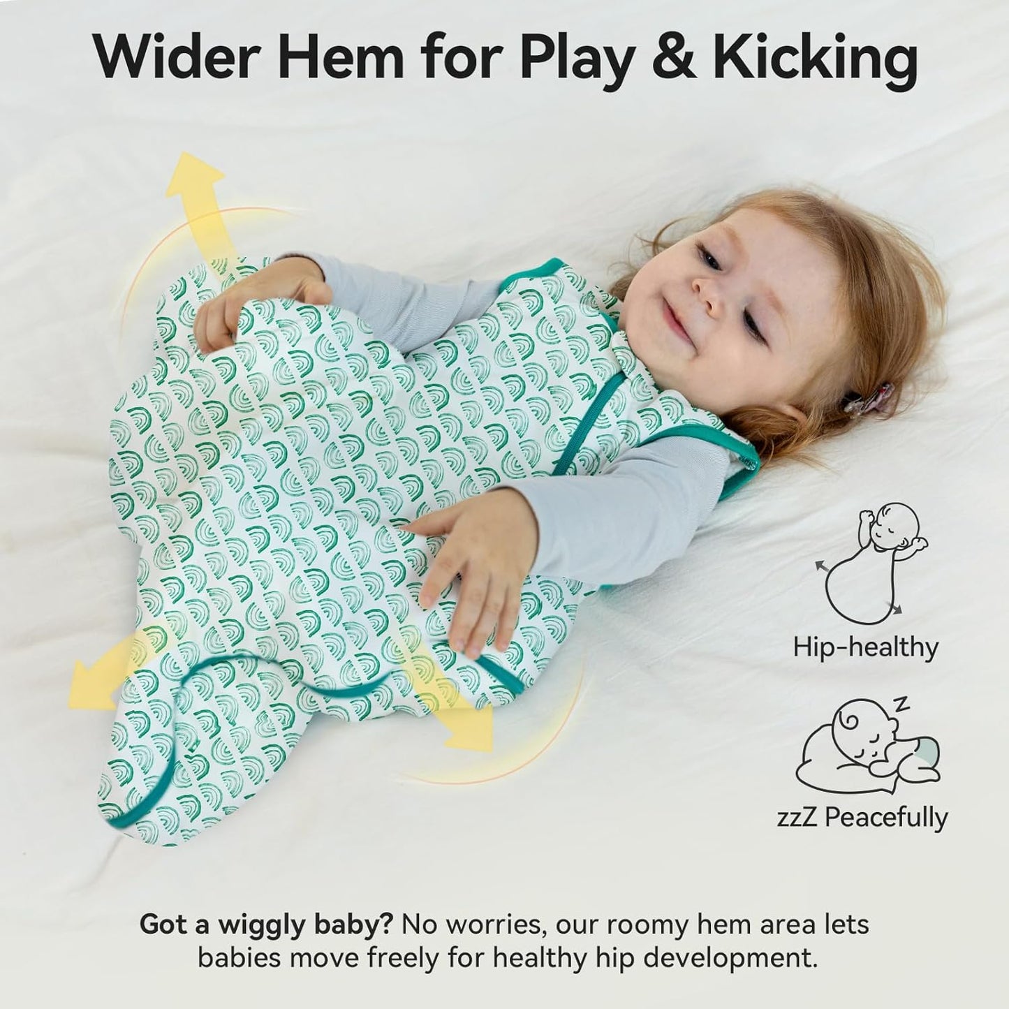 Bamboo Rayon Sleep Sack by [Brand Name] - Supersoft 1.0 Tog Unisex Baby Wearable Blanket | 6-12 Months