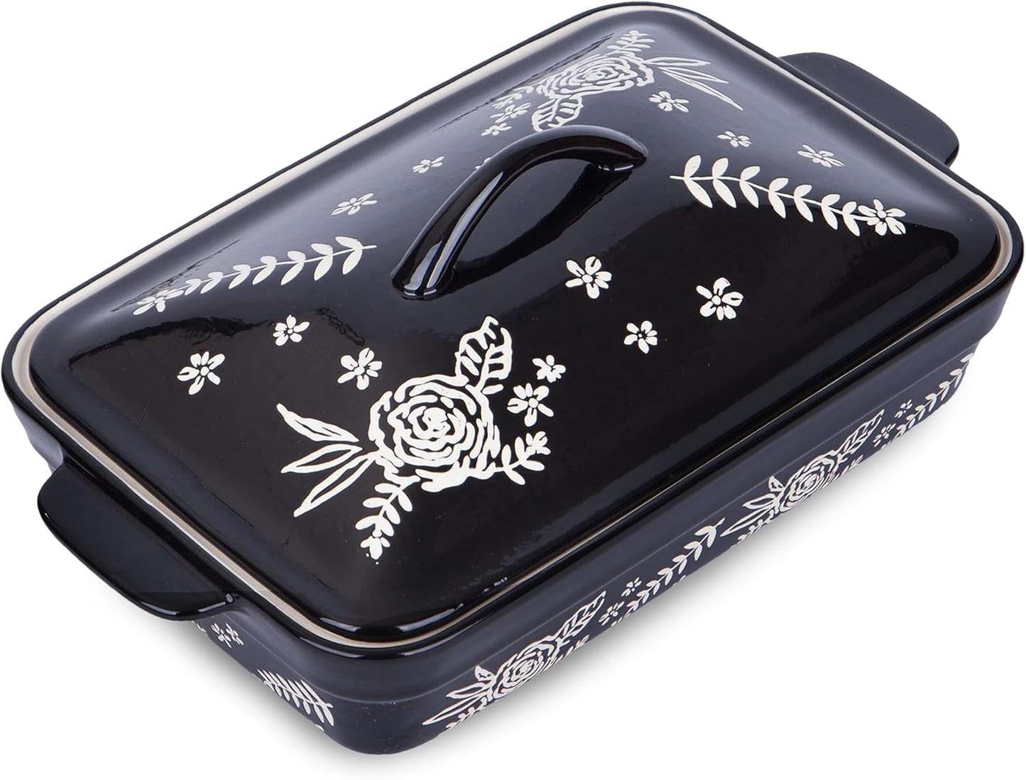 Wisenvoy Casserole Dish - Oven-Safe Ceramic Baking Dish With Lid | Perfect for Family Meals