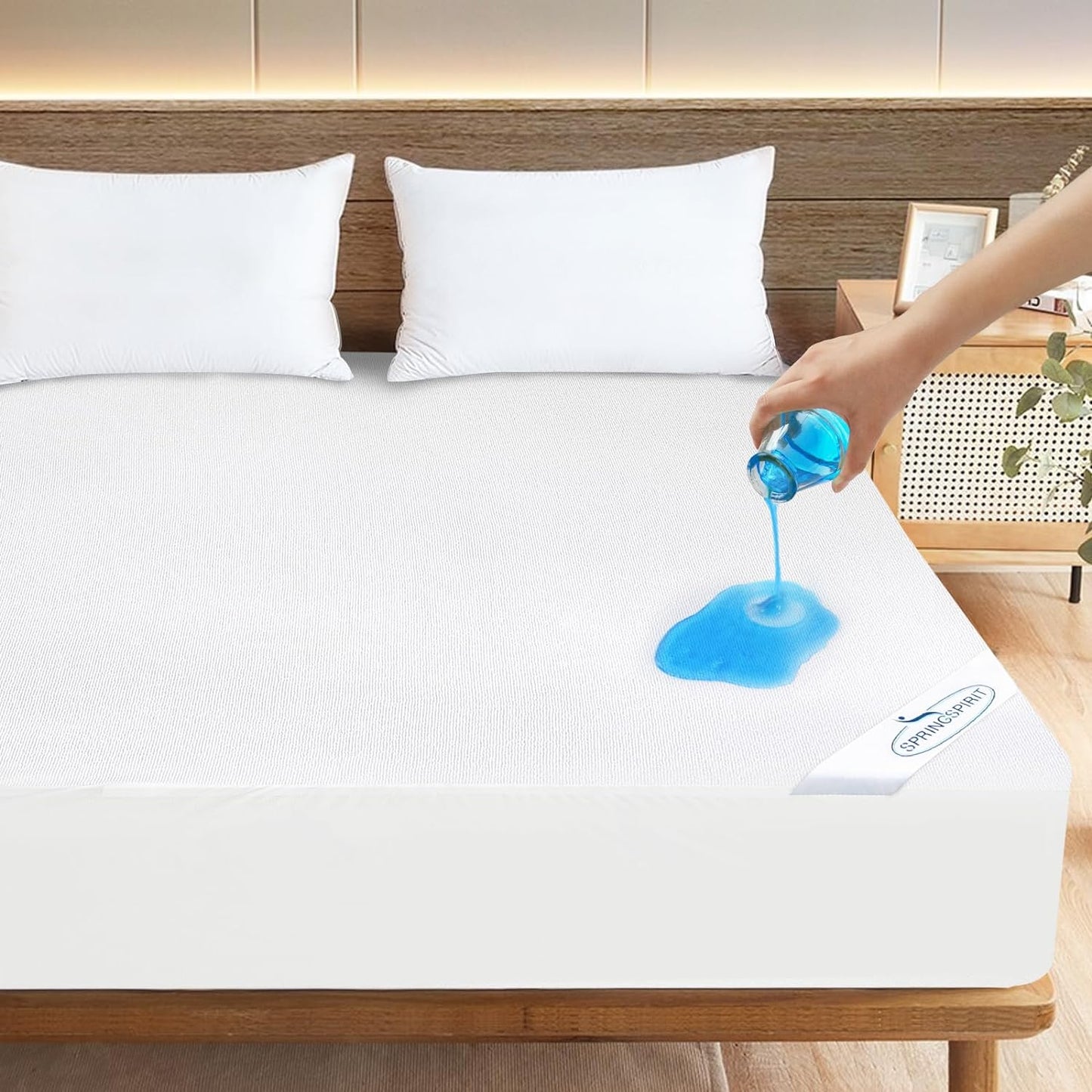 Skiennix Twin XL Mattress Protector - Waterproof & Breathable Terry - Ultra Soft Fitted Cover, 14'' Depth