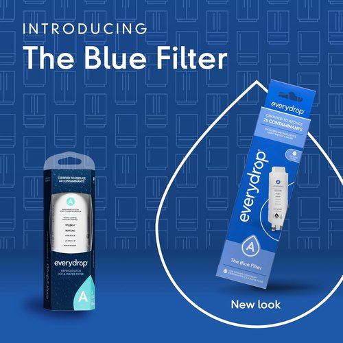 Everydrop by Whirlpool Refrigerator Water Filter - EDRARXD1, Single Pack for Clean, Fresh Water