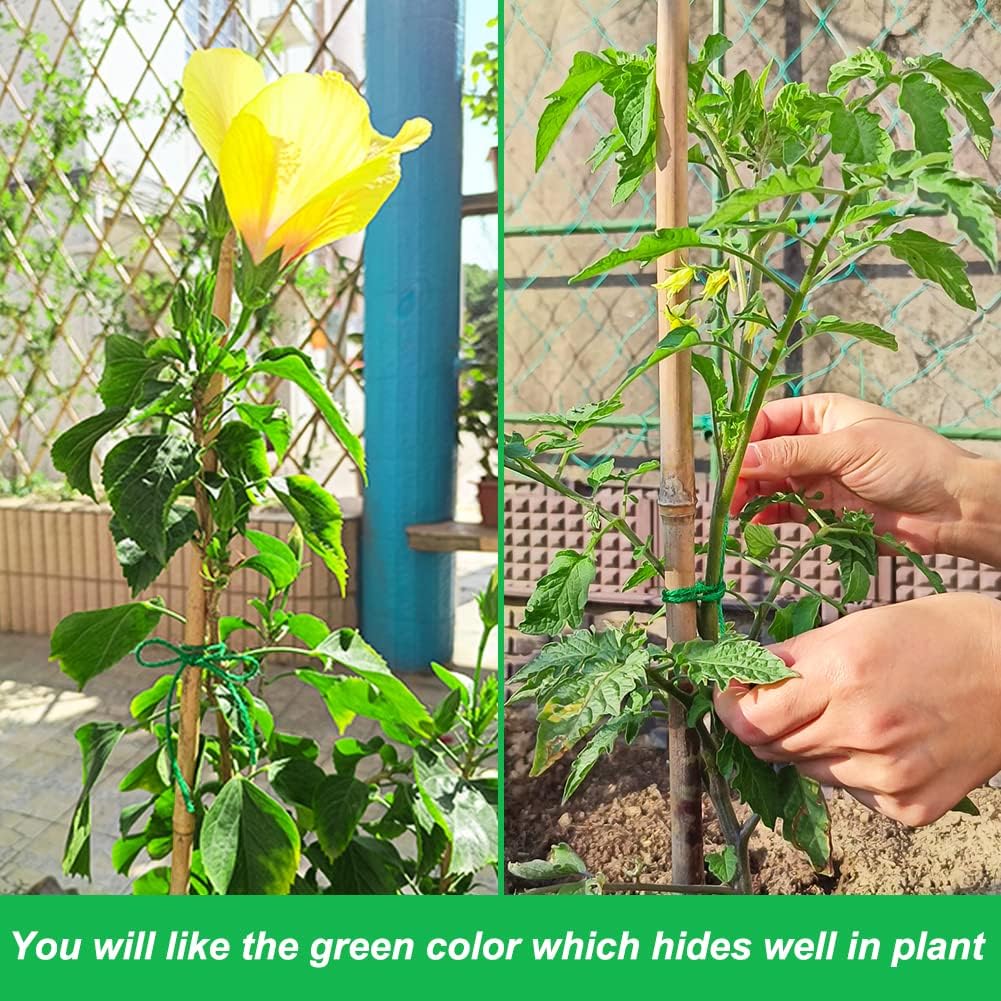 Vivifying Garden Twine - 656 Feet of 2mm Strong Green Jute String for Climbing Plants & Crafts