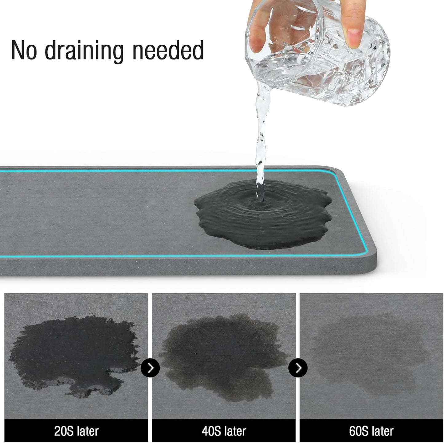 Stay-Dry Kitchen Sink Caddy Organizer by [Brand Name] - Rust-Resistant Stainless Steel Sponge Holder | 10.24" L x 6.5" W x 5.83" H