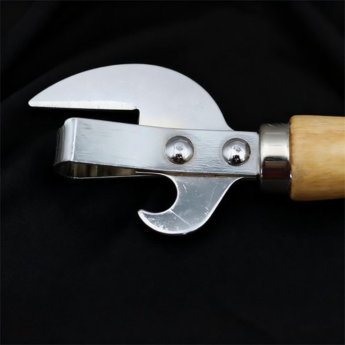Hbrjtds Stainless Steel Japanese Can Opener Manual, Old Fashioned Vintage Style Handheld Tool for Kitchen & Camping, Small & Efficient Abridor de Latas Manual