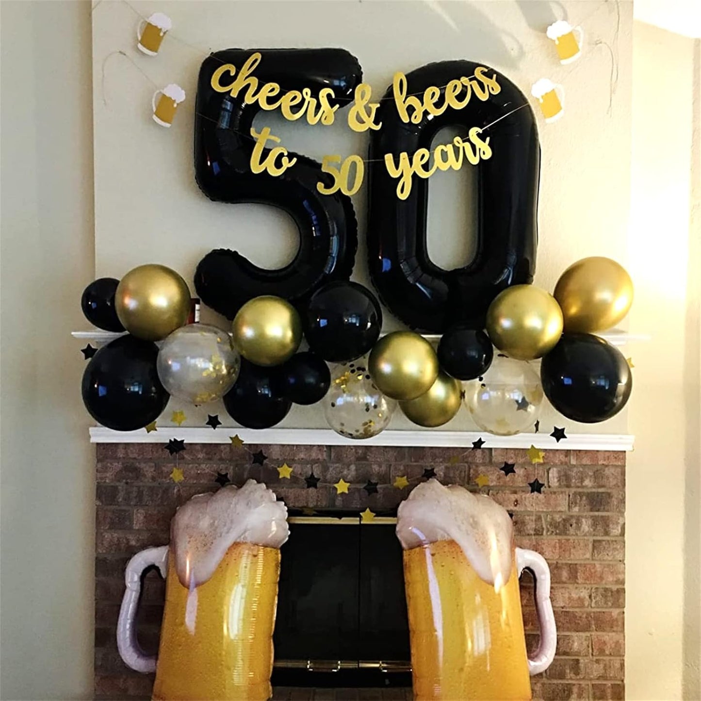 Skiennix 40-Inch Large Foil Number 5 Balloon - Self-Inflating Helium Decoration for Birthdays & Anniversaries