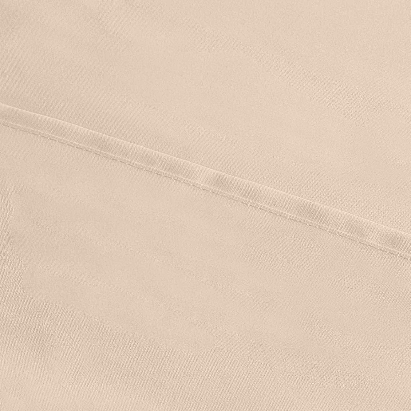 Utopia Bedding Queen Pillow Cases - Soft Brushed Microfiber - 4 Pack, Fade Resistant | 20 X 30 Inches, Beige