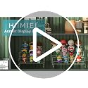 12-Inch Acrylic Display Risers Set of 6 - Clear Stand for Jewelry, Collectibles, Retail Items