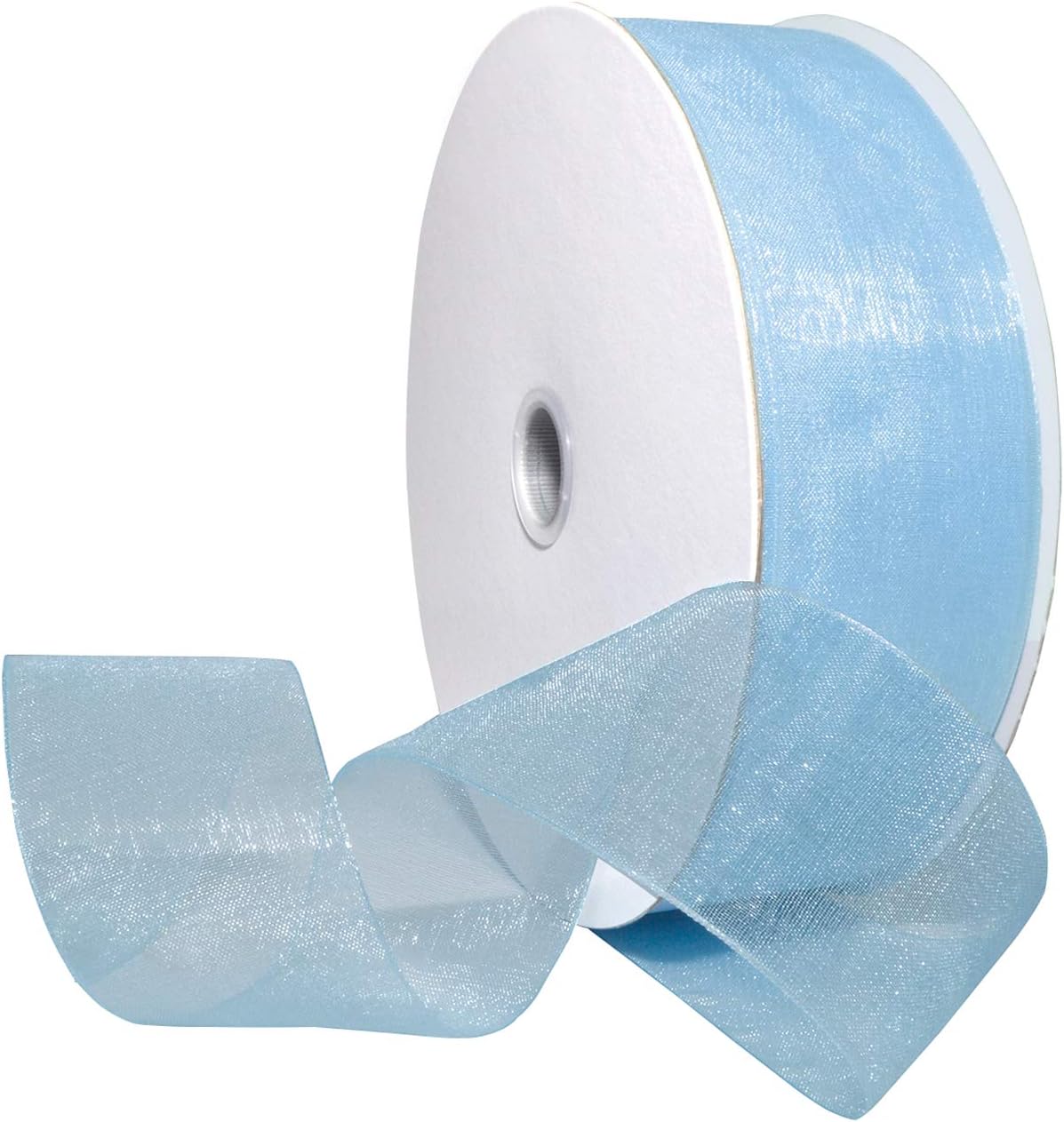 Red Organdy Nylon Ribbon - 5/8 Inch x 100 Yards | Morex 91803/100-609