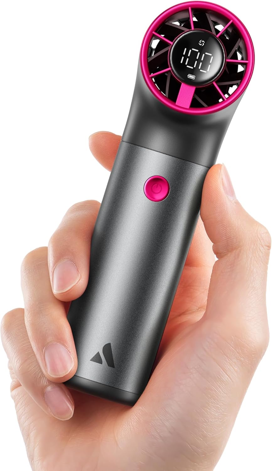 Skiennix Slim Portable Fan - Aero Ultra Handheld Design for Easy Cooling | Compact & Lightweight