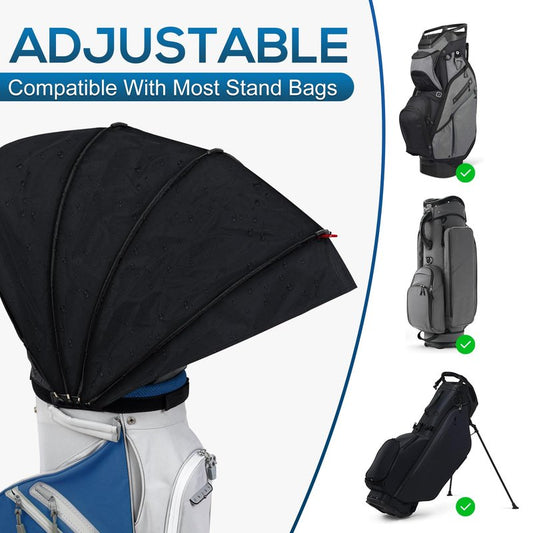 LZFAN Golf Bag Rain Cover, Golf Club Protector, Waterproof Rain and Dust Covers, Easy Access Golf Bag Rain Hood/Cover, Anti UV,Anti-Static,All Weather Protection, Garage Storage (Upgrade-Zipper)