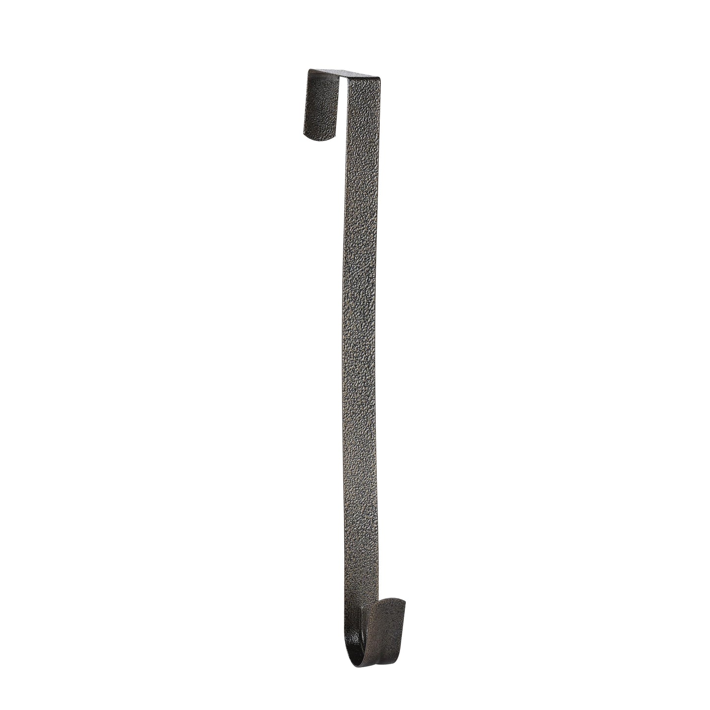 Sattiyrch 12" Wreath Hanger for Front Door,Steel Over The Door Hanger Hook,Wreath Door Hanger(Textured Bronze, 1)