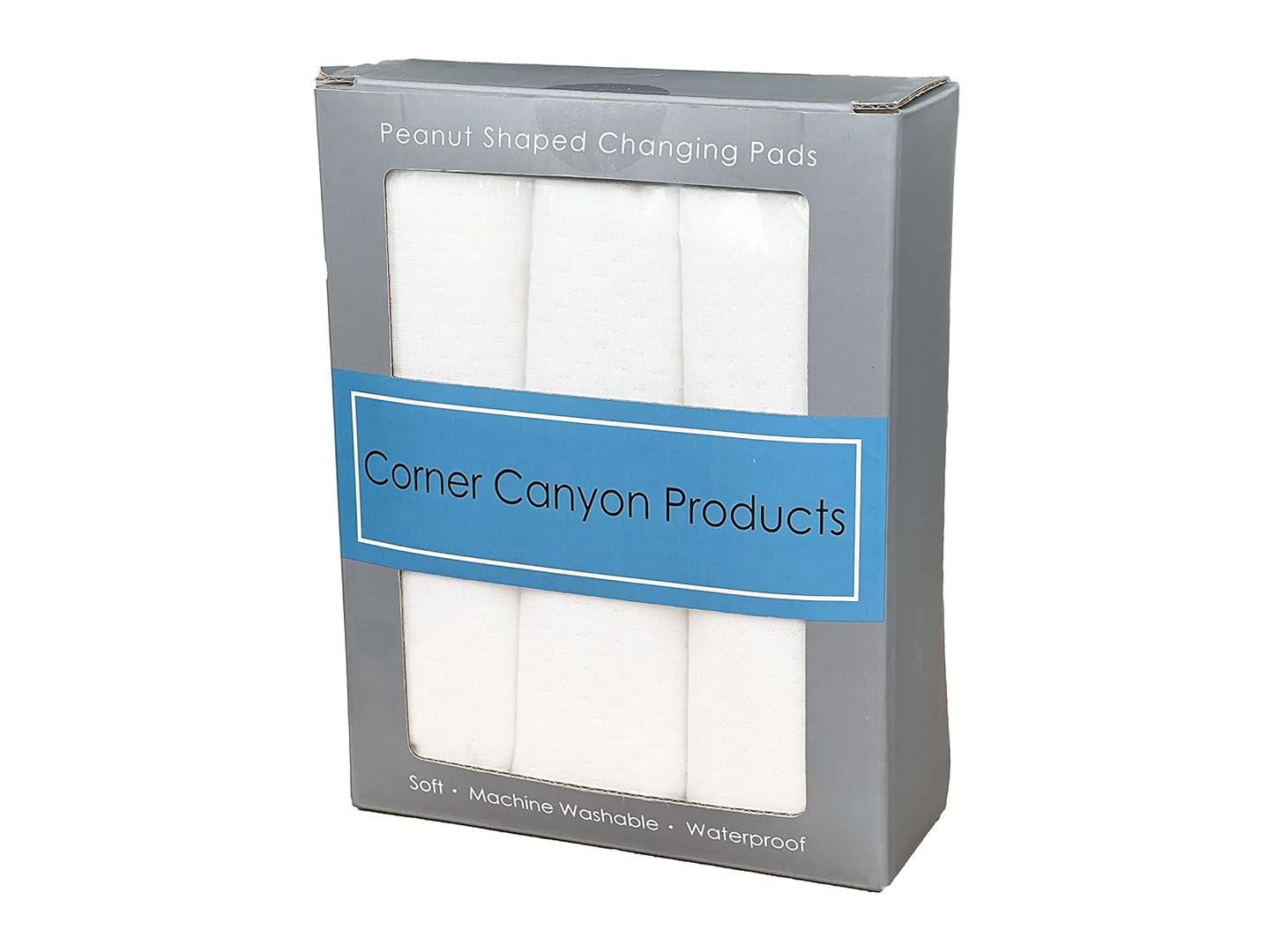 Peanut Changer | Super Soft Changing Pad Liners - Thicker, Waterproof & Machine Washable - 3 Pack