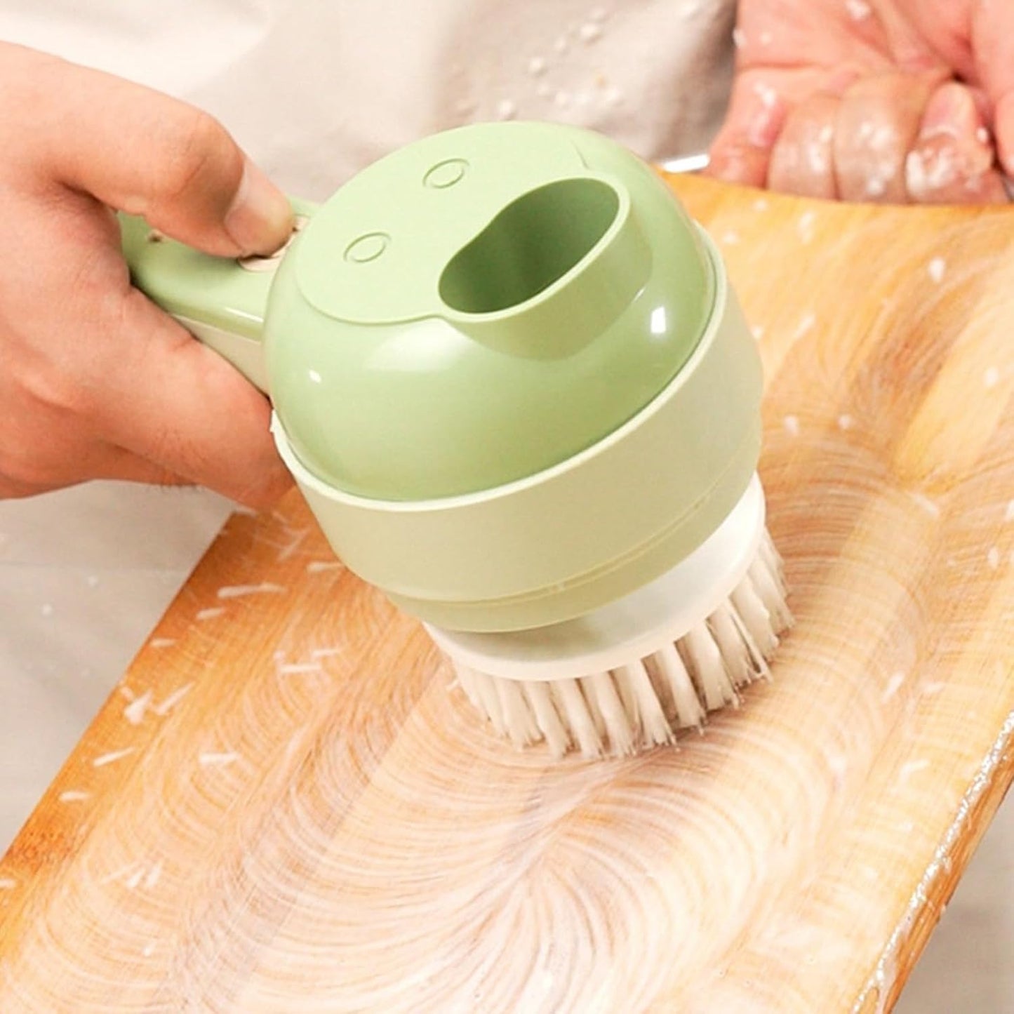 Ninja Food Chopper - 4-in-1 Electric Vegetable Cutter with Mini Fruit Slicer & Garlic Mincer | Handheld Design