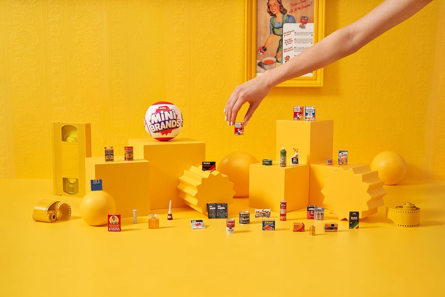 Mini Brands Retro Capsule - 60+ Mystery Minis to Collect | Real Licenses & Rare Collectibles