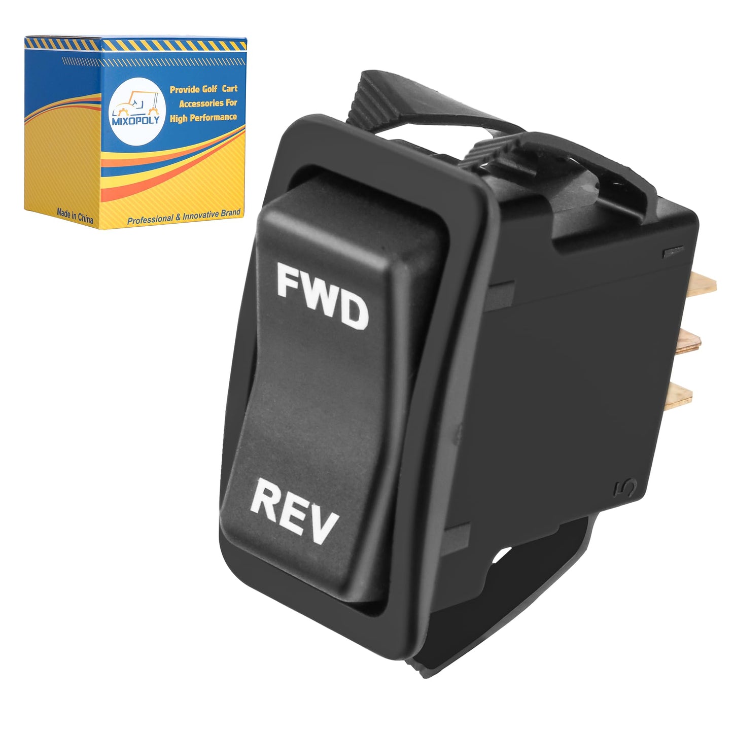 MIXOPOLY Golf Cart Forward Reverse Rocker Switch for EZGO TXT PDS 2003-Up Electric Golf Cart, Replace OEM 74323G01, 74323-G01