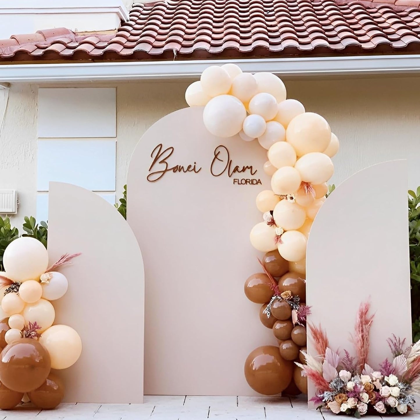Voircoloria 110pcs Blush Balloons - 12 Inch Nude Latex Party Balloons for Weddings & Celebrations