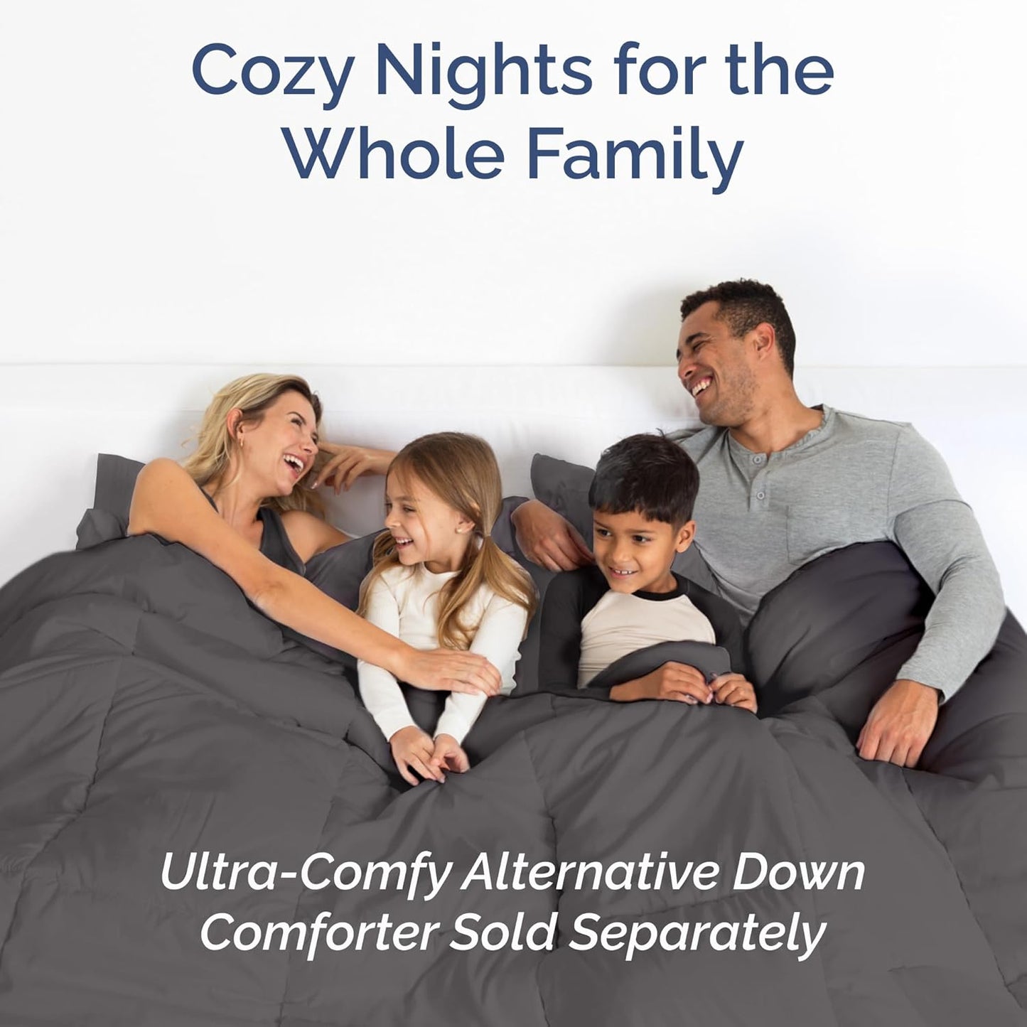 Queen Size 4-Piece Sheet Set by [Brand Name] - Comfy, Breathable & Cooling Hotel Luxury Bedding - Deep Pockets, Soft, Wrinkle-Free - Dark Grey