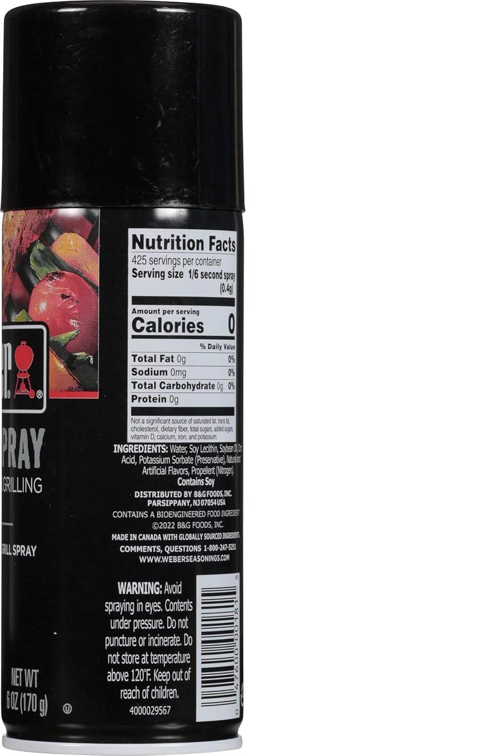 Weber Grill'N Spray 6 Oz. - Set of 3 for Perfect Grilling Flavor and Easy Application