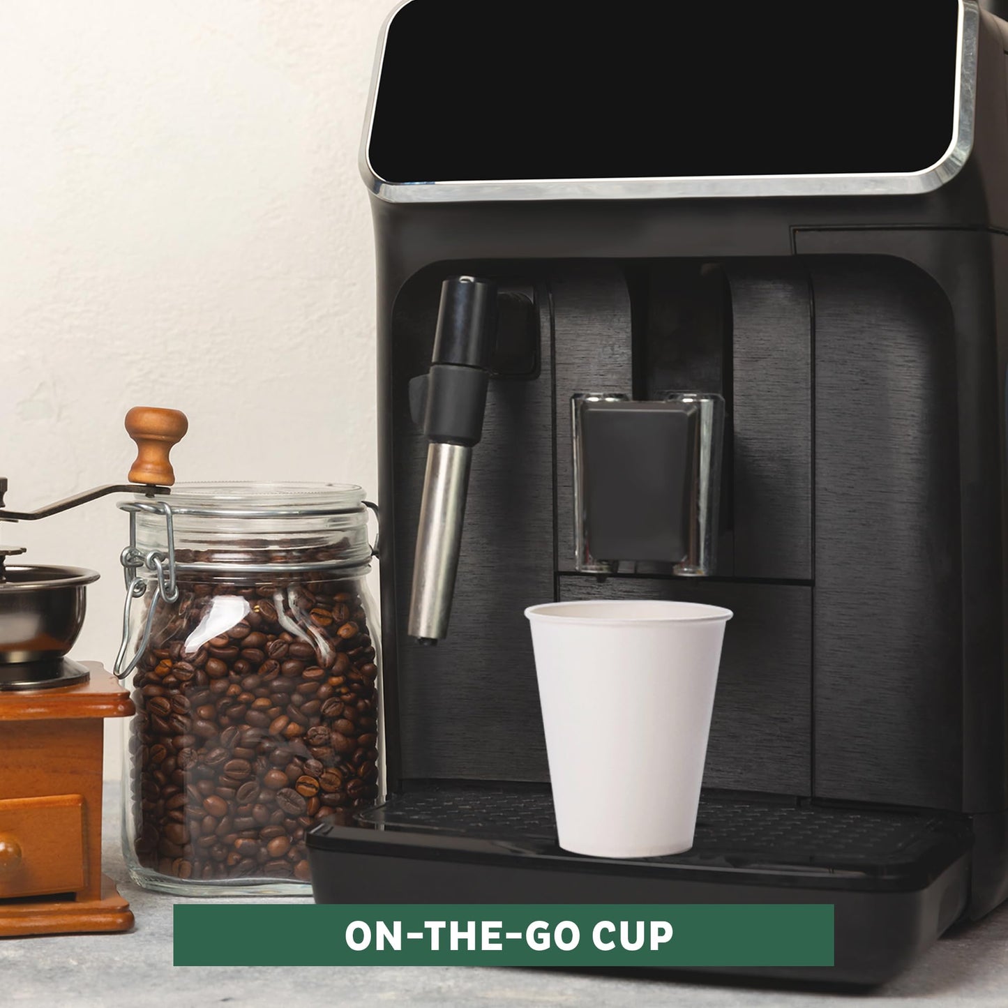 Freshware Coffee Cups 8 oz [1000 Pack] Disposable Paper Cups for Hot or Iced Coffee Cup, Slushie Cup, Milkshakes, Smoothies, and Tea