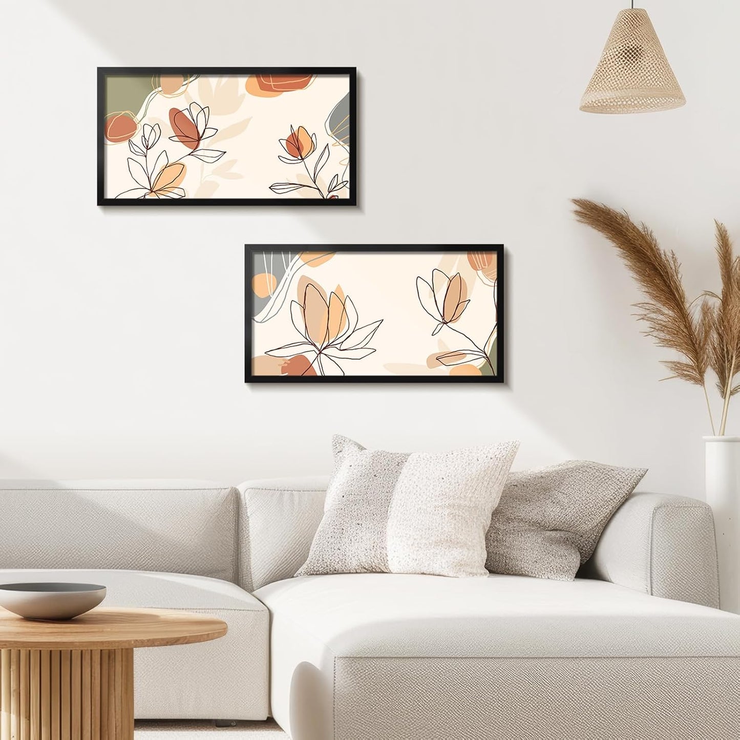 LaVie Home 5x15 Black Picture Frame - HD Plexiglas Wall Display for Vertical or Horizontal Use
