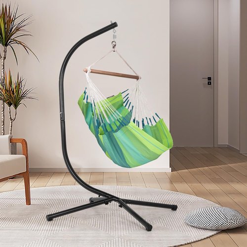 FDW Hammock Chair Stand - Heavy Duty Steel Construction for Hanging Hammocks | Max Load 400 LBS