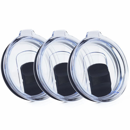 3 Pack 20 oz Tumbler Lid, Magnetic Slider Replacement Lids for YETI 20 oz Tumbler, 10/24 oz Mug and 10 oz Lowball, Spill Proof Cup Lids Covers Compatible for Ozark Trail, Old Style Rtic, BPA Free