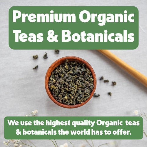 Heavenly Tea Leaves Organic Herbal Loose Leaf Tea Sampler Gift Set (Approx. 90 Cups) - 9 Flavor Variety Pack, Naturally Caffeine Free Tisanes, Assorted Herbal Teas, Hot or Iced