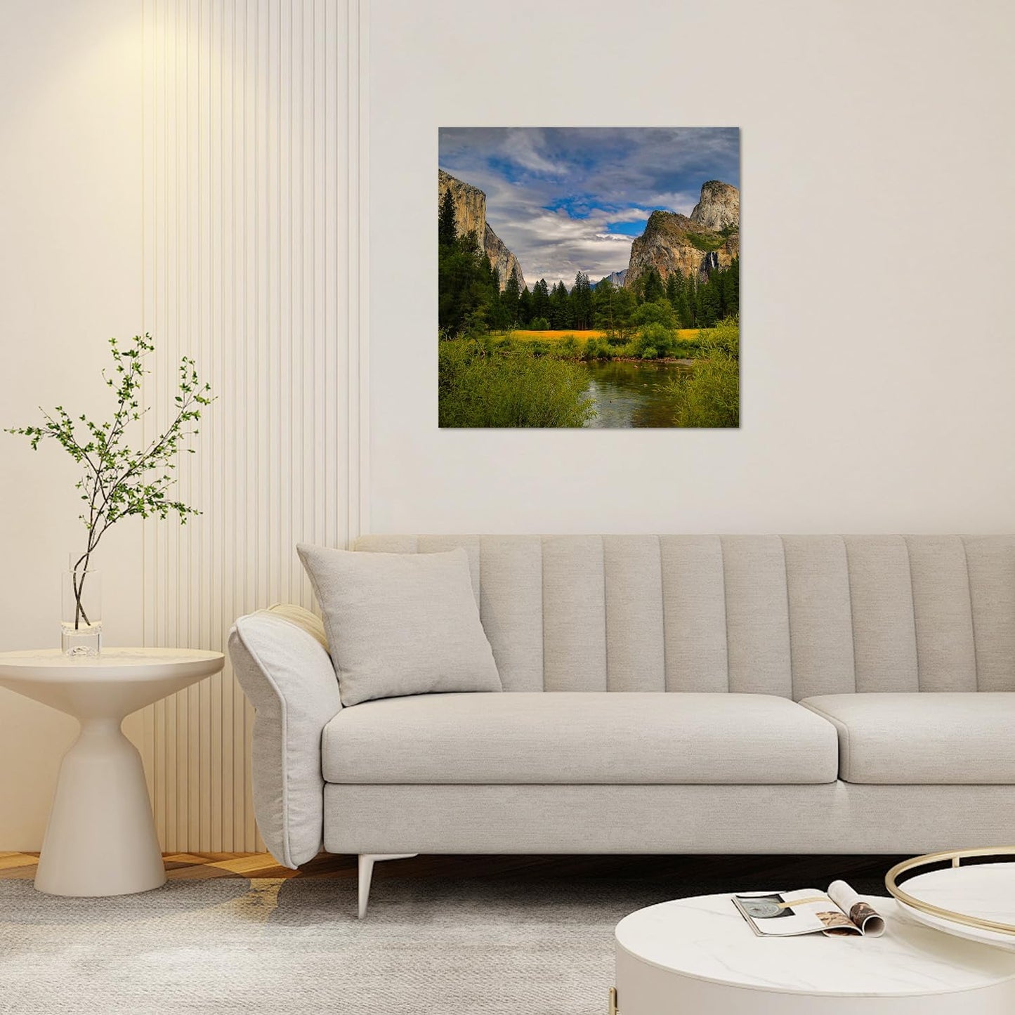 ZXDZSM Custom Canvas Poster - Personalized Wall Art Print | Upload Your Image, 30" x 30" Unframed