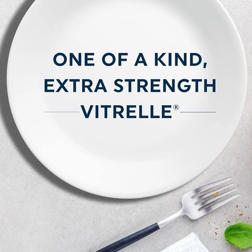 Corelle Vitrelle Cereal Soup Bowls - 6-Piece Set, 22-Oz, Lightweight & Chip Resistant, Elegant Design