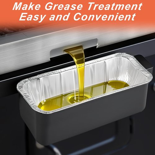 Blackstone Grease Cup Liners - 20 Pack Aluminum Foil Drip Pans for 17-36 Inch Griddles