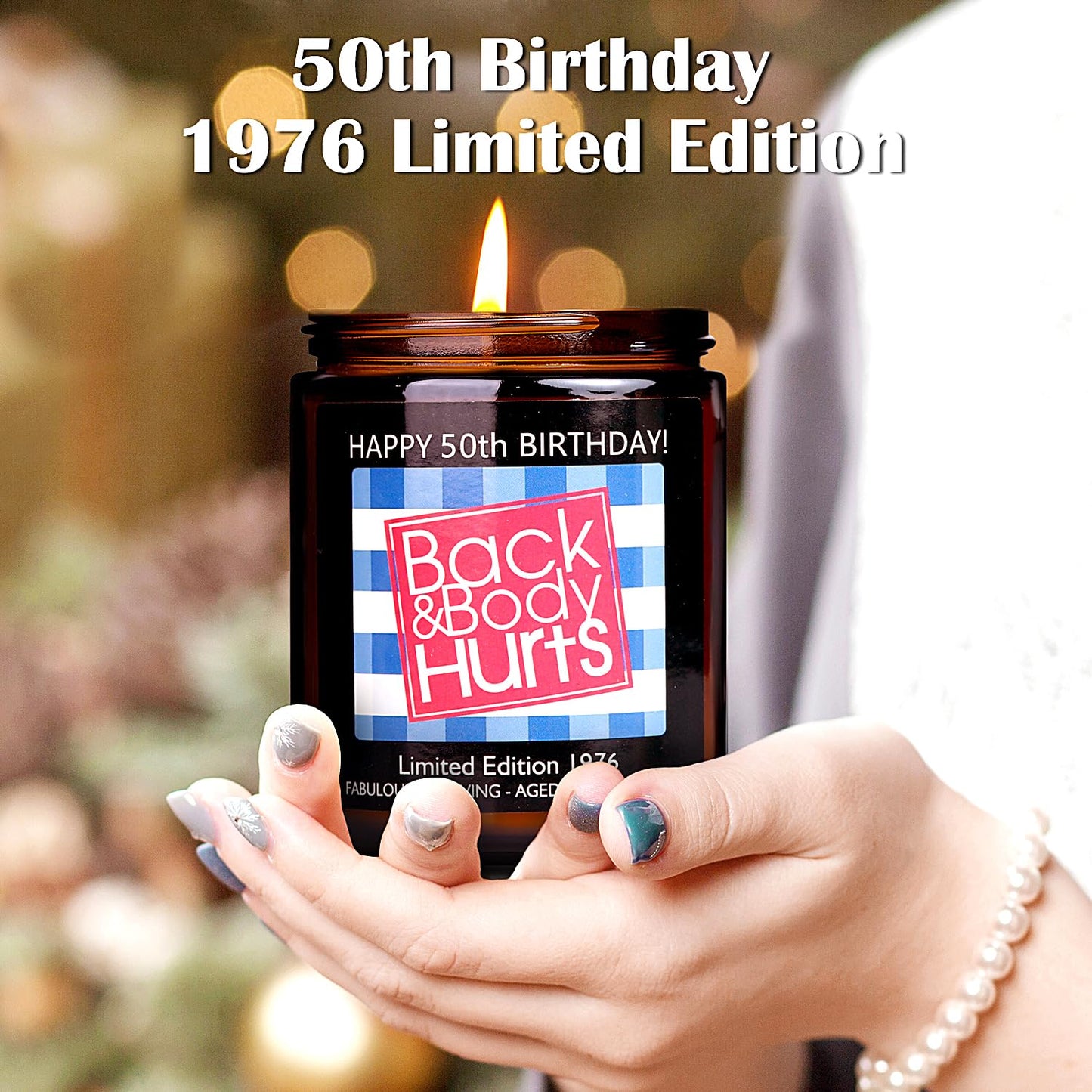 50th Birthday Gifts for Her and Him, 50th Birthday Decorations for Women Men, Funny Birthdays Gifts for Women Mom Dad Husband Wife Friends Sister, Best Gag Gift Ideas for 50 Year Old Woman