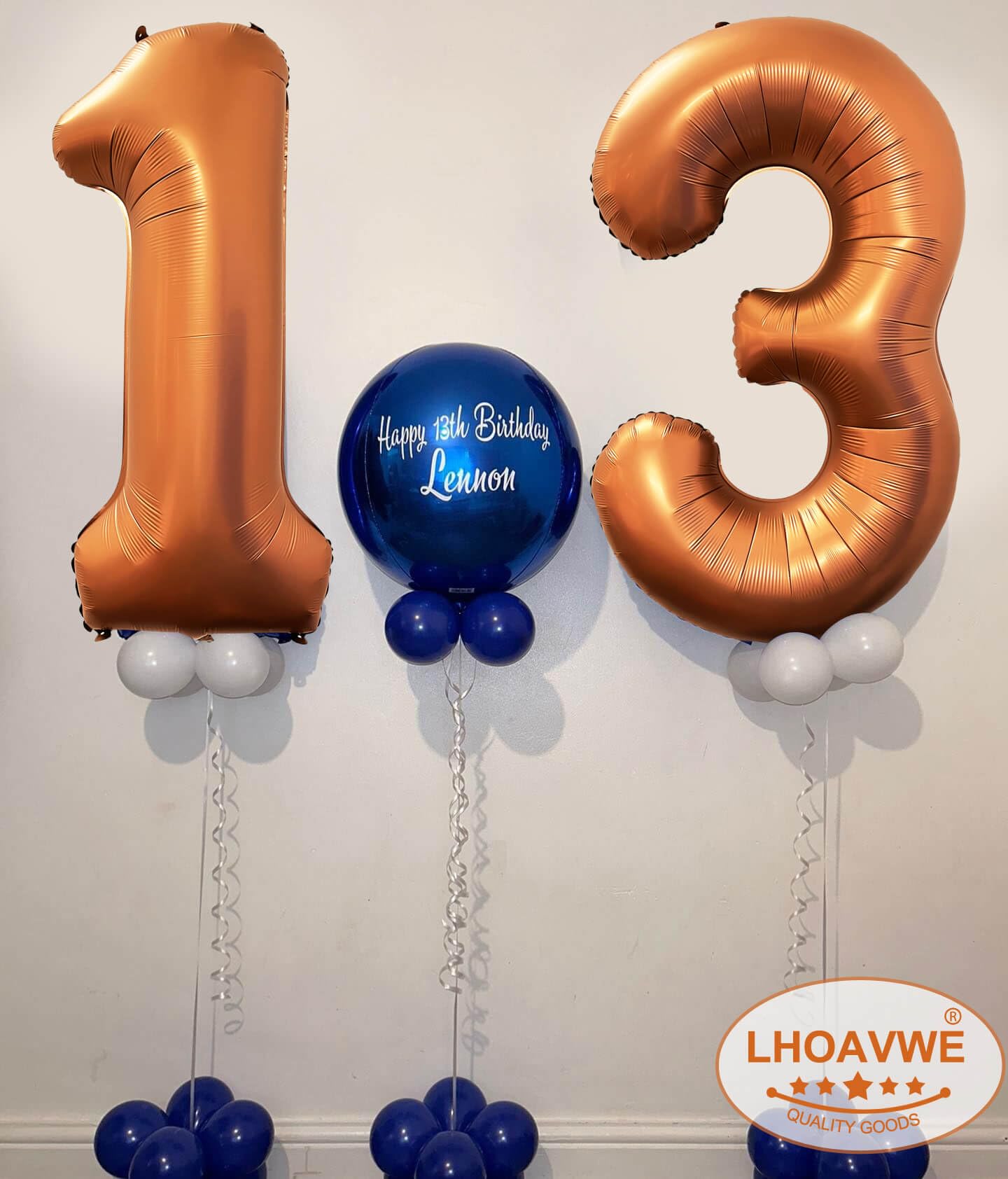 Number 24 Orange Balloons 40 Inch Giant Orange 24 or 42 Number Foil Helium Balloons for 24th Orange Birthday Party Supplies 42th Anniversary Events Decorations