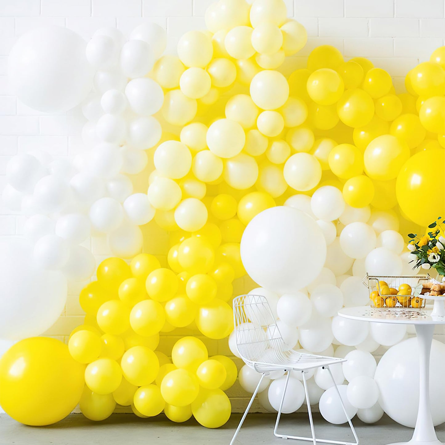 PartyWoo Yellow Balloons 50pcs 5 Inch Small Mini Matte Yellow Latex Balloons for Easter Bee Baby Shower Gender Reveal Engagement Sunflower Graduation Birthday Summer Party Decorations Yellow-Y55