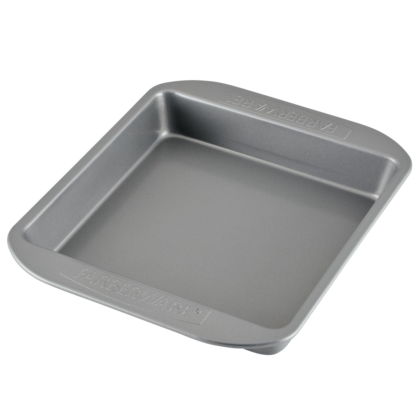 Farberware Nonstick Bakeware 9-Inch Square Cake Pan, Gray