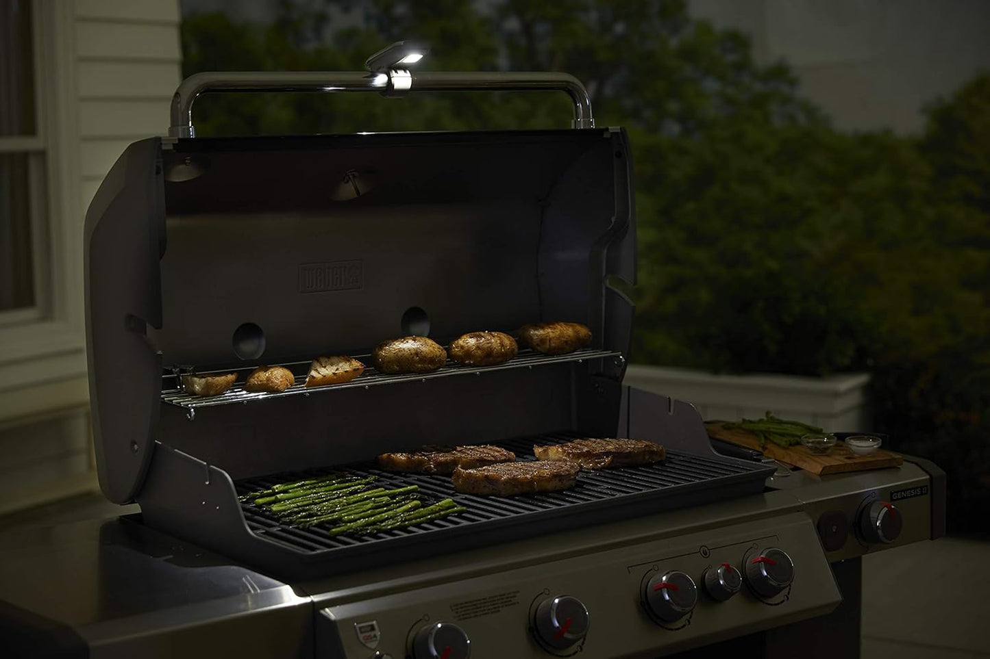 Weber Grill ’N Go Light - LED Motion Sensor Grill Light with Detachable Handle for Genesis, Spirit & Summit Grills
